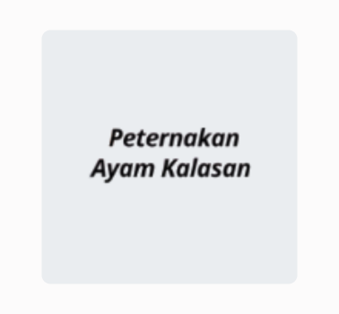 Lowongan Kerja di Peternakan Ayam Kalasan